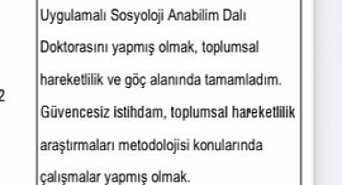 Ahi Evran Üniversitesi'nde Yayımlanan Akademik İlanı Kendi Doldurdu