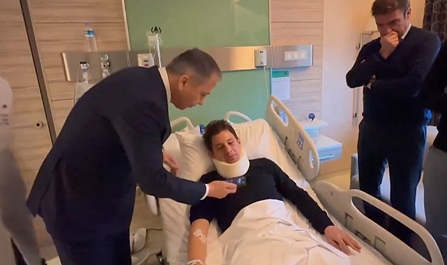 Ali Yerlikaya, Hakem Halil Umut Meler'i Ziyaret Etti