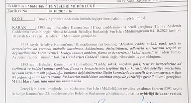 Iğdır Belediyesi'ne Kayyum Olarak Atanan Vali, Şehit Tunay Aydemir Caddesi'nin Adını Değiştirdi