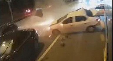 Trafikte Makas Atarak İlerleyen Şehir Eşkıyası 5 Kişinin Yaralanmasına Sebep Oldu