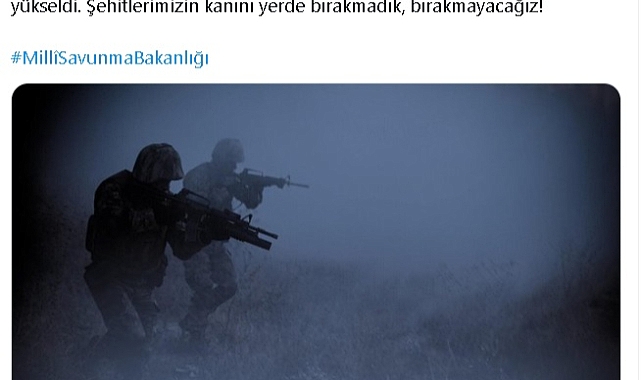 Pençe Kilit Harekatı Bölgesinde Etkisiz Hale Getirilen Terörist Sayısı 16'ya Ulaştı