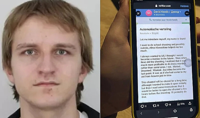 Prag Saldırganı Babasını da Öldürmüş: Her Zaman Öldürmek İstedim, Hep Bir Manyak Olacağımı Düşündüm