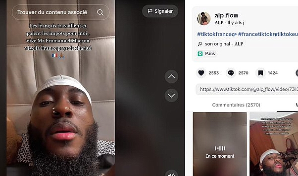 Tiktok'ta 'Fransızlar Benim Yerime Çalışsın, Ben Sosyal Yardımla Geçiniyorum' Diye Övünen Göçmen Fransa Halkından Tepki Topladı