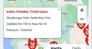Ziraat Bankası'nın Esenyurt'ta Bulunan Şubesinin İsmi 'Kanal İstanbul' Olarak Değiştirildi