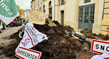 Almanya'dan Sonra Fransa'da da Çiftçiler Sokakta