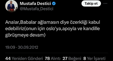 Çözüm Sürecinde 'Apo'yla, Kandil'le Görüşebilir' Diyen Destici Paylaşımının Sahte Olduğunu İddia Etti