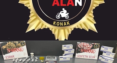 İzmir'de Motosikletli Kurye Gibi Giyinen 'Torbacı' Yakalandı