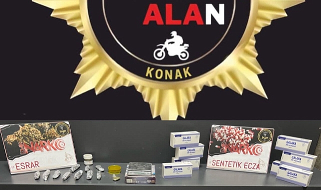 İzmir'de Motosikletli Kurye Gibi Giyinen 'Torbacı' Yakalandı