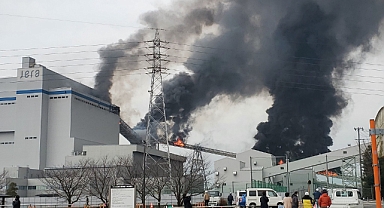 Japonya'nın Aichi Eyaletindeki Termik Santralde Patlama Meydana Geldi