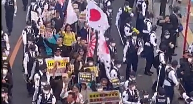 Japonya'da Kürt Göçmenlere Karşı Protesto Düzenlendi: Protestocular Polis Tarafından Korundu
