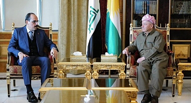 MİT Başkanı İbrahim Kalın, Peşmerge Elebaşı Barzani İle Görüştü