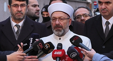 Santa Maria Kilisesi'nde Meydana Gelen Olayla İlgili Diyanet İşleri Başkanı Erbaş'tan İlk Açıklama
