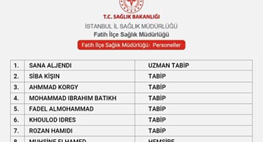 Tanju Özcan Fatih İlçe Sağlık Müdürlüğü Personel Listesine Tepki Gösterdi: Canımız da Bu Sığınmacılara Ait 