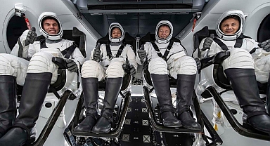Türkiye'nin İlk Astronotu Alper Gezeravcı'nın, Uzay Aracından İlk Görüntüsü Geldi