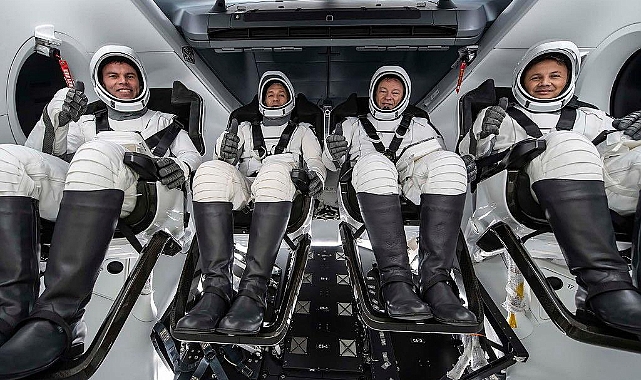 Türkiye'nin İlk Astronotu Alper Gezeravcı'nın, Uzay Aracından İlk Görüntüsü Geldi