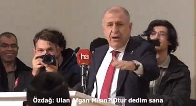 Ümit Özdağ'dan Basın Mensubuna: Ulan Afgan mısın, Otur Dedim Sana