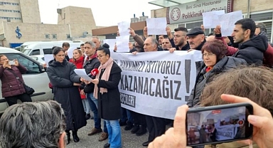 Yeni Yıla İşsiz Giren Ankara Üniversitesi Tıp Fakültesi İşçileri Eylemde