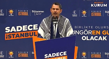 Başkan Adayları Türk Milletini Unuttu Kürtçülükte Yarışıyor: AKP'li Murat Kurum Poşu Takıp Kürtçe Konuştu