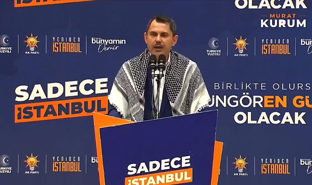 Başkan Adayları Türk Milletini Unuttu Kürtçülükte Yarışıyor: AKP'li Murat Kurum Poşu Takıp Kürtçe Konuştu