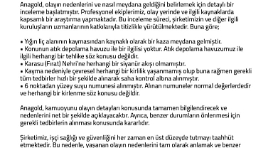 Erzincan'da Göçen Madenin Sahibi Anagold Siyanür Ölçümlerinin 'Yasal Sınırın Altında' Olduğunu İddia Etti
