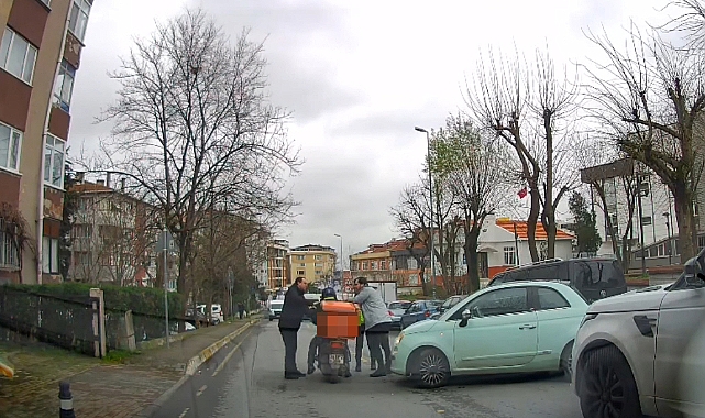 Güngören'de Yol Verme Kavgası Kameraya Yansıdı