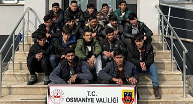 Osmaniye'de TIR Parkında 24 Afgan Kaçak Göçmen Yakalandı