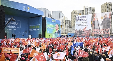 AKP'nin Büyük Ankara Mitingi'nde Pankart Krizi: 'İsrail ile Ticareti Kes' Pankartı Açanlar Gözaltına Alındı