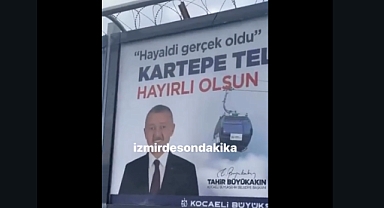 AKP'nin Kocaeli Adayının Afişleri İzmir'e Asıldı İddiası