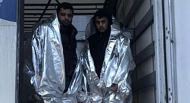 Edirne'de Alüminyum Folyo Kaplı 2 Kaçak Göçmen Yakalandı