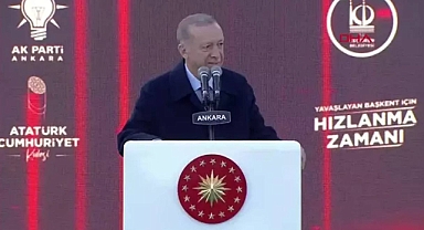 Erdoğan'dan Yavaş'a: Metro Falan Bir Şey Yok, Derdi de Yok.