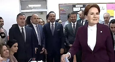 İYİ Parti Genel Başkanı Meral Akşener Ankara'da Oy Kullandı
