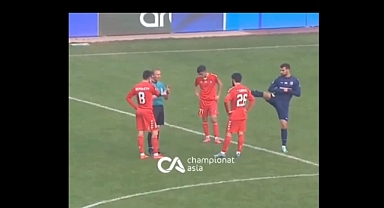 Özbekistan Süper Ligi'nde Çıkan Kırmızı Kart, Futbolun İlginç Anları Arasında Yer Aldı