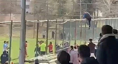 Tokat'ta Cezalı Antrenör Engel Tanımadı: Tel Örgüleri Aşarak Sahaya Girdi