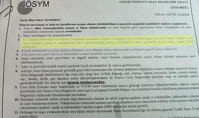 Yabancı Uyruklu Öğrencilerin Milli Savunma Üniversitesi Sınavı'na Girdiği İddiası
