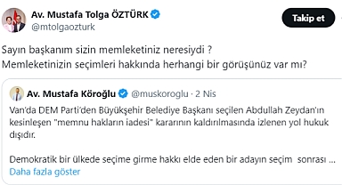 İYİ Parti YSK Temsilcisi Mustafa Tolga Öztürk'ten Ankara Baro Başkanına Ordu Tepkisi