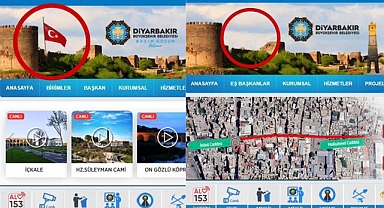 Kürtçüler Gemi Azıya Aldı: Diyarbakır Belediyesi'nin Resmi İnternet Sitesinden Türk Bayrağı Kaldırıldı