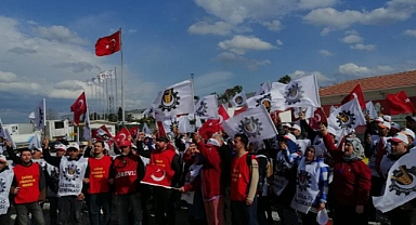 Lezita İşçilerine Biber Gazlı Müdahale