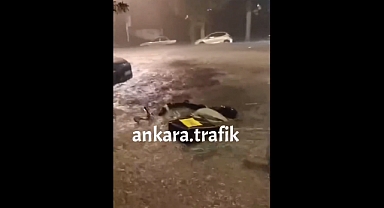 Sağanak Yağışın Sele Dönüştüğü Ankara'dan Su Baskını Görüntüleri Gelmeye Devam Ediyor