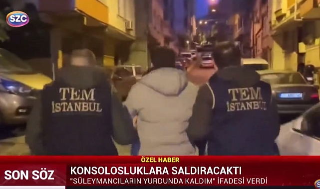 Saldırı Hazırlığındaki IŞİD'li Teröristin Mürteci Süleymancılar Örgütünün Yurdunda Kaldığı Ortaya Çıktı