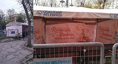 Seçimlerde Umduğunu Bulamayan AKP'li Üsküdar Belediyesi Halktan İntikam Aldı: Belediyenin İftar Çadırı Kapatıldı