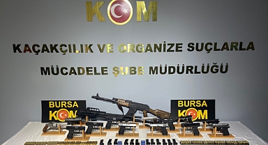 Bursa'da 4 Ayda 162 Ruhsatız Silah Yakalandı