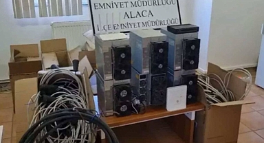 Çorum'da Atölye Kiralayıp Kaçak Elektrik Çekerek Bitcoin Üreten Şahıs Gözaltına Alındı 