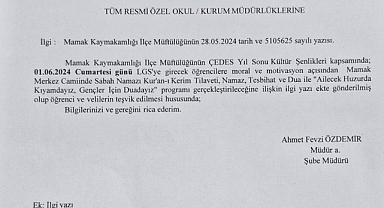 Eğitimde Mürteci Teşvik Gayreti: Mamak İlçe Milli Eğitim Müdürlüğü Öğrencilere 