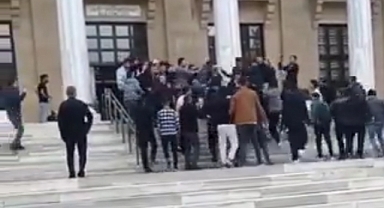 Gazi Üniversitesi'de Türkçüler Günü Anması Düzenleyen Türkçüler ve Gazze Destekçisi Arapçılar Arasında Kavga Çıktı
