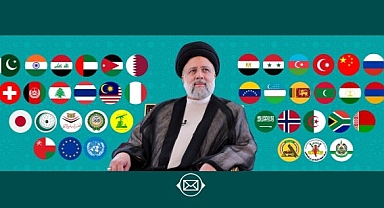 İran, Faşist Mollabaşı Reisi İçin Taziye İleten Ülkelere Teşekkür Mesajında Türk Bayrağını Yanlış Kullandı 