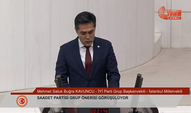 İYİ Parti Grup Başkanvekili Buğra Kavuncu'dan Doğu Türkistan Çıkışı: Asıl Uşak İpi Çin'in Elinde Olanlardır