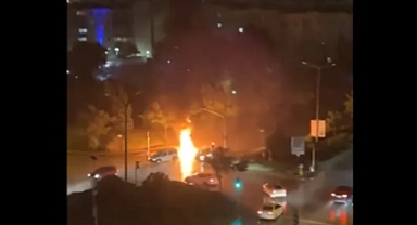 Ankara'da Fırtına Sırasında Motosiklete Yıldırım Düştü: Sürücü Yaralandı