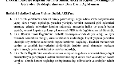 Hakkari Valisi Kayyum Belediye Başkanı Oldu