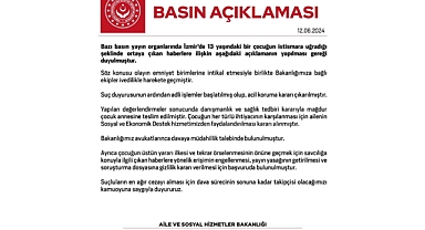 İzmir'de 13 Yaşındaki Çocuğa Nitelikli Cinsel İstismar Haberine Aile ve Sosyal Hizmetler Bakanlığı'ndan Açıklama Geldi: Dosyaya Yayın Yasağı, Haberlere Erişim Engeli Talep Edildi