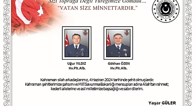 Kayseri'de Eğitim Uçağı Düştü: 2 Pilot Şehit Oldu